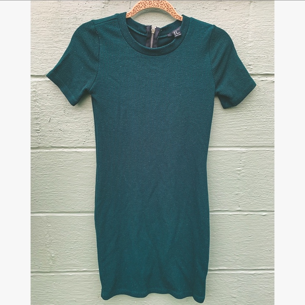 3/$15!!  Forever 21 Green Bodycon Dress
